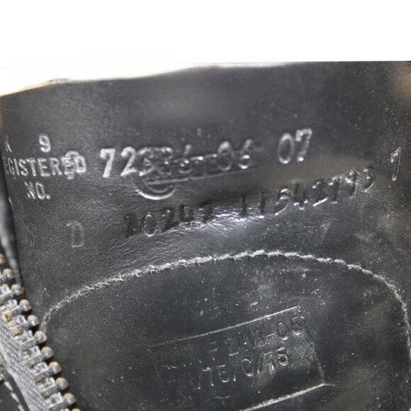 Chippewa 20242 Gloss Black Steel Toe Leather Street Warrior Trooper Boot, Size 9 - Picture 9 of 12